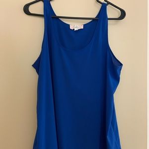 Royal blue tank top